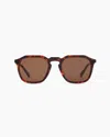 Quince Jude Polarized Acetate Sunglasses In Ginger Tortoise With Brown Lens