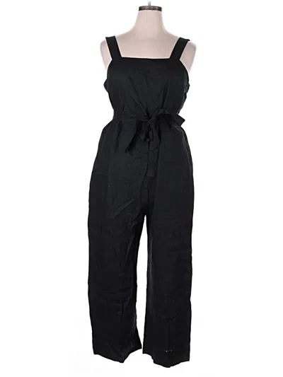 Pre-owned Quince Jumpsuit In Black