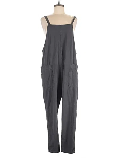 Pre-owned Quince Jumpsuit In Gray