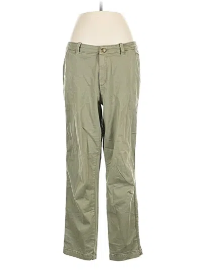 Pre-owned Quince Khaki Pant In Green