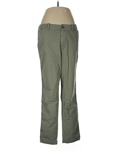 Pre-owned Quince Khaki Pant In Green