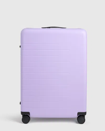 Quince Large Check-in Suitcase In Purple