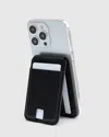 Quince Leather Magsafe Wallet & Phone Stand In Black