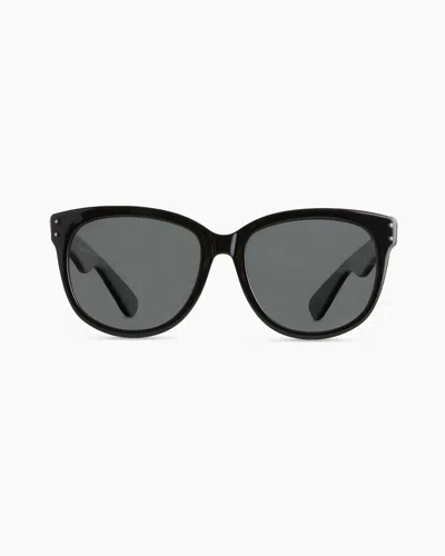 Quince Lennon Polarized Acetate Sunglasses In Black With Grey Lens