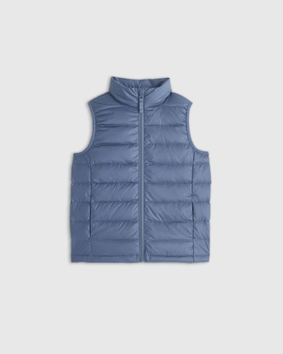 Quince Lightweight Down Puffer Vest In Blue Fusion