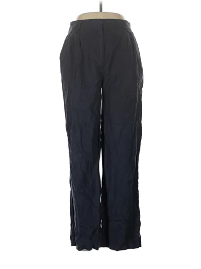 Pre-owned Quince Linen Pants In Black