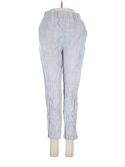 Pre-owned Quince Linen Pants In Blue