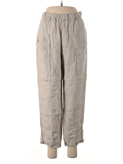 Pre-owned Quince Linen Pants In Gray