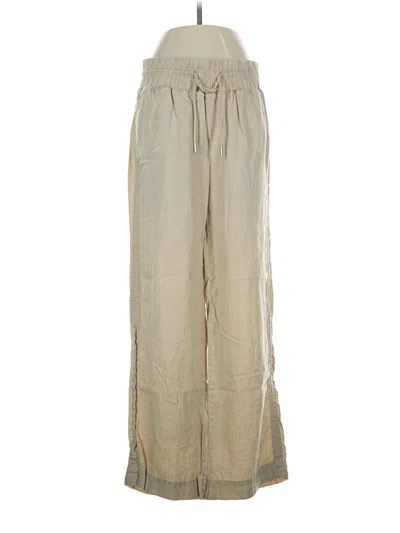 Pre-owned Quince Linen Pants In Tan