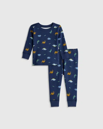 Quince Kids' Long Sleeve And Pants Pajama Set In Multi