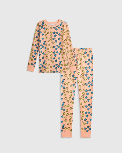 Quince Kids' Long Sleeve And Pants Pajama Set In Neutral