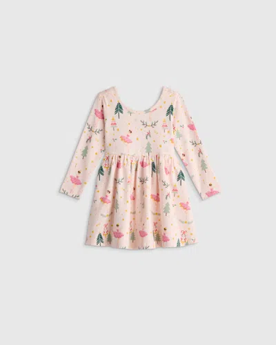 Quince Kids' Long Sleeve Skater Dress