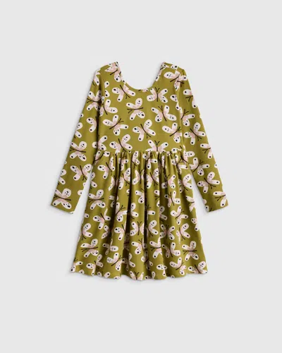 Quince Kids' Long Sleeve Skater Dress