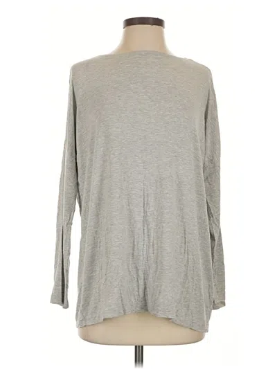 Pre-owned Quince Long Sleeve Turtleneck In Gray
