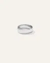 Quince Low Dome Band Rings In Platinum