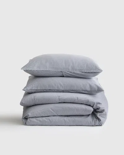 Quince Luxury Organic Sateen Duvet Cover Set In Gray
