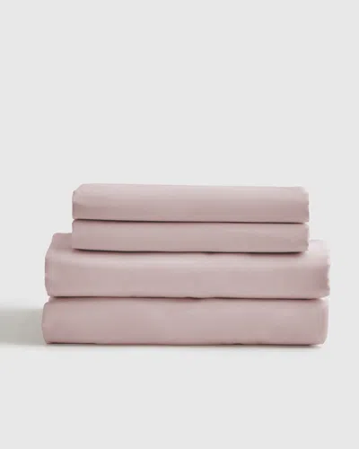 Quince Luxury Organic Sateen Sheet Set In Soft Blush