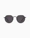 Quince Maui Polarized Stainless Steel Sunglasses In Black With Grey Lens