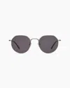 Quince Maui Polarized Stainless Steel Sunglasses In Silver With Grey Lens