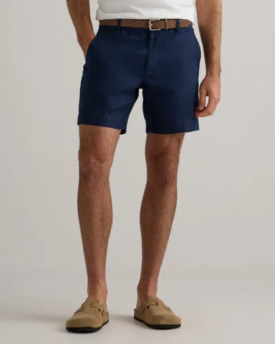 Quince Men's 100% European Linen 7" Trouser Shorts