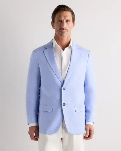 Quince Men's 100% European Linen Blazer In Blue