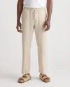 Quince Men's 100% European Linen Drawstring Beach Pants In Driftwood