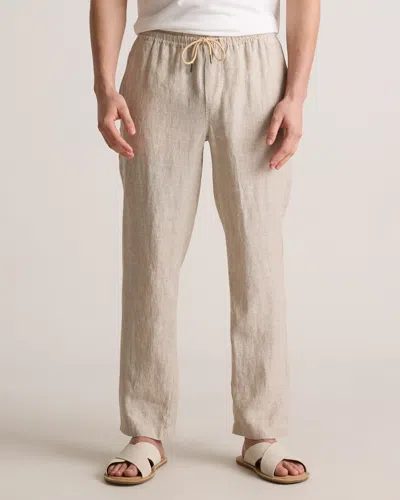 QUINCE MEN'S 100% EUROPEAN LINEN DRAWSTRING BEACH PANTS