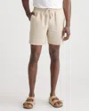 Quince Men's 100% European Linen Drawstring Beach Shorts In Driftwood