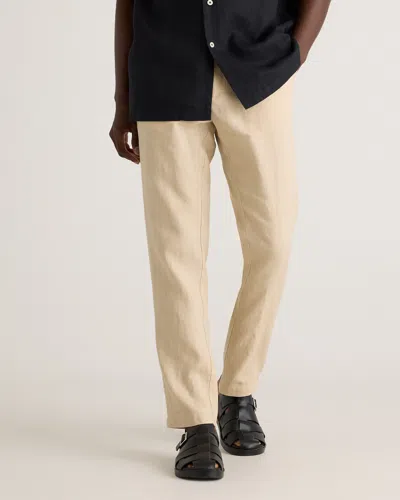 Quince Men's 100% European Linen Pants In Driftwood