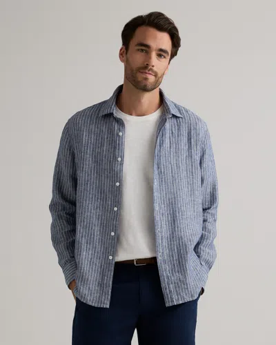 Quince Men's 100% European Linen Relaxed Long Sleeve Shirt