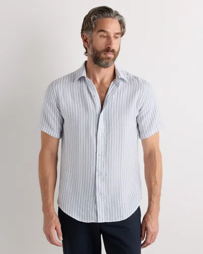 Quince Men's 100% European Linen Relaxed Short Sleeve Shirt