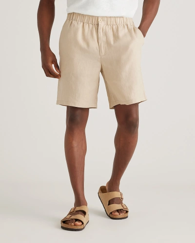 Quince Men's 100% European Linen Shorts In Driftwood