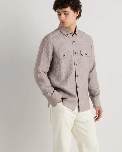 Quince Men's 100% European Linen Utility Shirt
