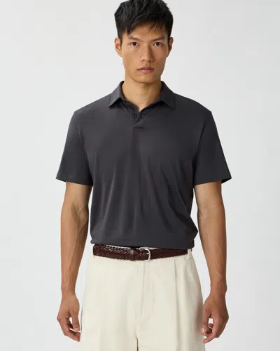 Quince Men's 100% Pima Cotton Luxe Touch Polo In Black