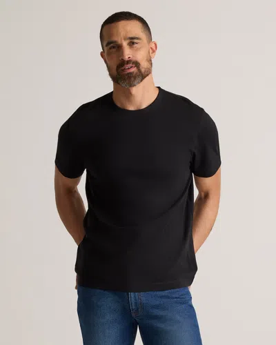 Quince Men's 100% Pima Cotton Luxe Touch T-shirt In Bold Black