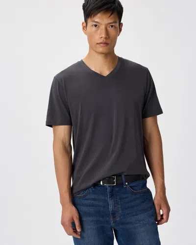 Quince Men's 100% Pima Cotton Luxe Touch V-neck T-shirt In Black