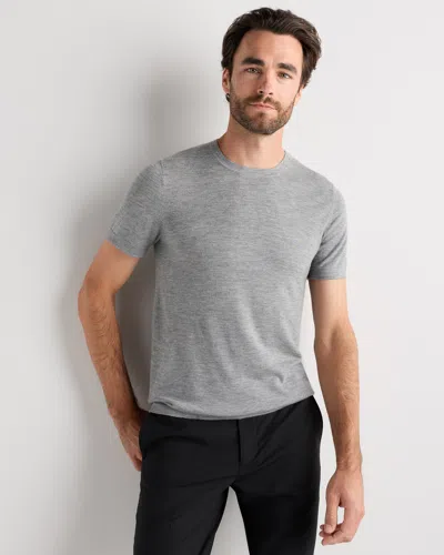 Quince Men's 100% Superfine Mongolian Cashmere T-shirt In Black