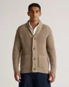 QUINCE MEN'S AUSTRALIAN MERINO WOOL SHAWL COLLAR CARDIGAN SWEATER