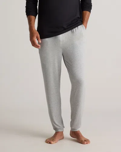 Quince Men's Bamboo Jersey Lounge Jogger In Heather Grey