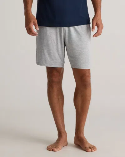 Quince Men's Bamboo Jersey Lounge Short In Heather Grey