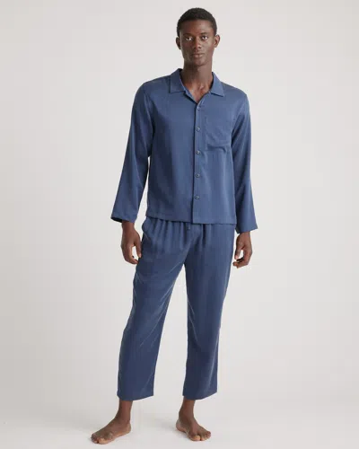 Quince Men's Button Down Pants Set In Indigo
