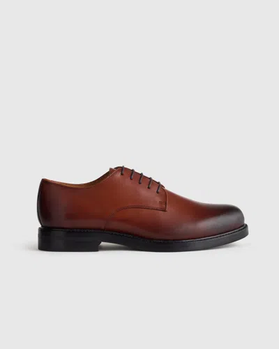 Quince Men's Calfskin Leather Derby In Multi