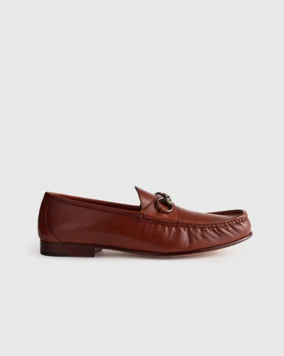 Quince Men's Calfskin Leather Horsebit Loafer In Multi