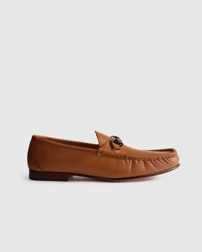 Quince Men's Calfskin Leather Horsebit Loafer In Multi
