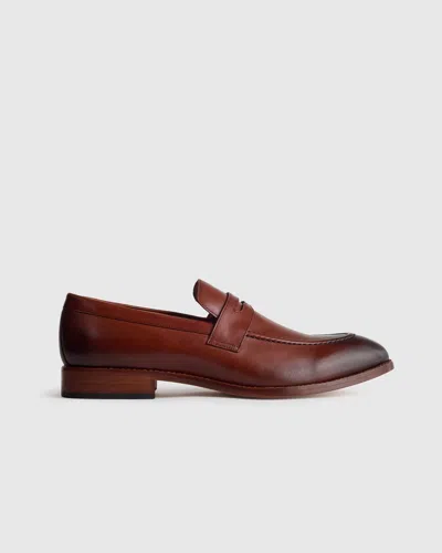Quince Men's Calfskin Leather Penny Loafer In Multi