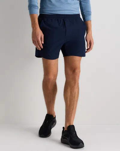Quince Men's Classic Lined Run Short 5" In Blue