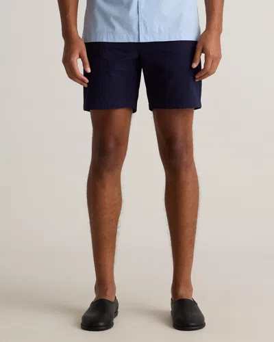 Quince Men's Classic Stretch Chino Shorts In Deep Navy