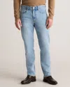 Quince Men's Warren Stretch Relaxed Straight Jeans In Arctic Blue