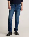 Quince Men's Warren Stretch Relaxed Straight Jeans In Dusk Blue