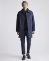 Quince Men's Comfort Stretch Trench Coat In Navy